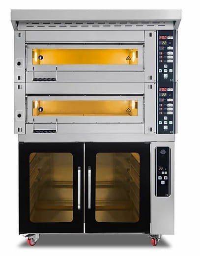 Modułowy piec piekarniczy Resto Quality MD/800/2 - widok z przodu